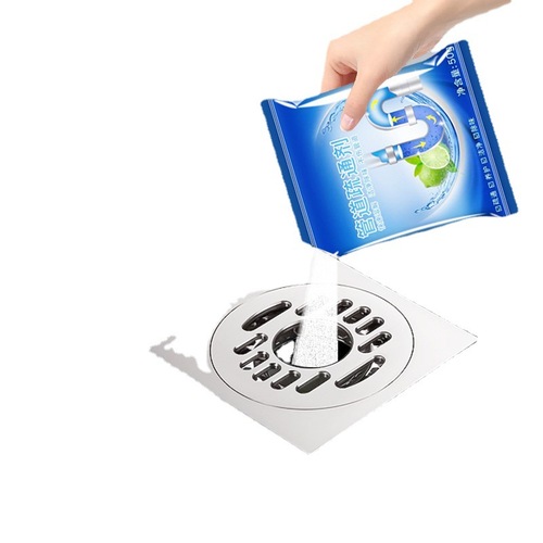 New pipe dredging agent kitchen sewer floor drain toilet toilet blockage artifact deodorant oil stain agent wholesale