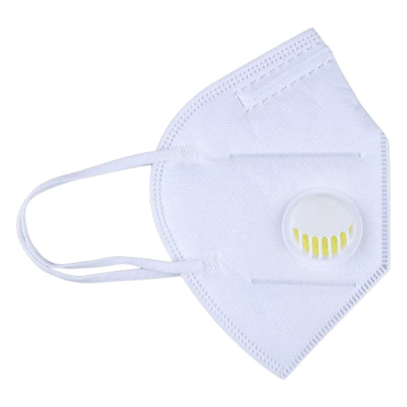 Маска kn95 с дыхательным клапаном гражданская Пыленепроницаемая ткань по охране труда мелтблаун белая серая повязка на ухо в складной серой маске