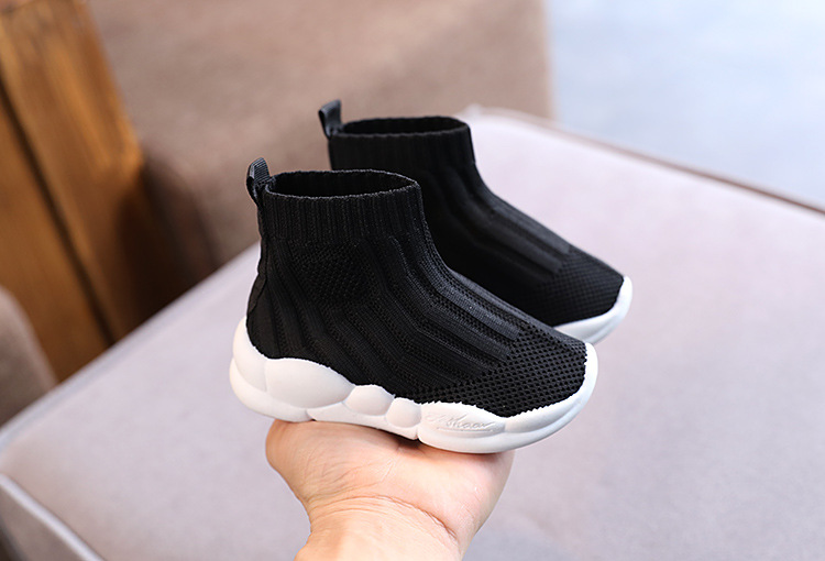 Unisex Casual Solid Color Round Toe Sock Sneakers display picture 12