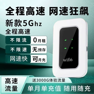 Портативный Wi-Fi 6 роутер без SIM-карты двухдиапазонный 2 антенны