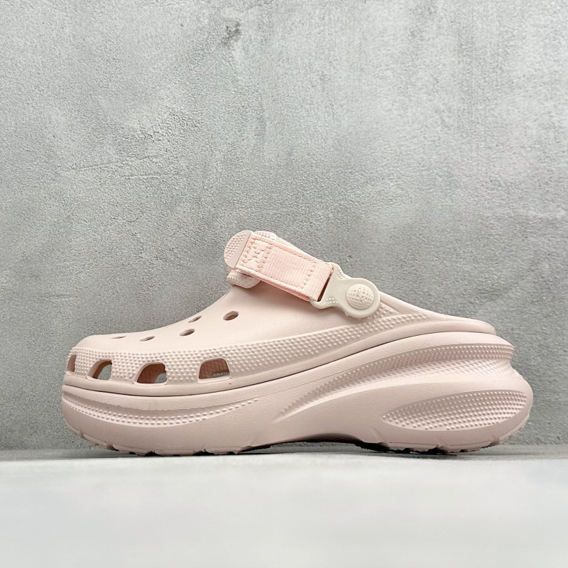 High-Quality Cross Dynamic Platform Clogs with 5-8cm Height Increase, Closed-Toe Sandals, Quick-Dry, Shock-Absorbing, Outdoor Slippers for Summer