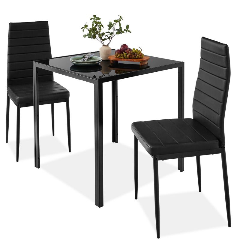Mesa de comedor de vidrio temperado personalizada de comercio exterior transparente simple 4 personas mesa de comedor rectangular mesa de comedor