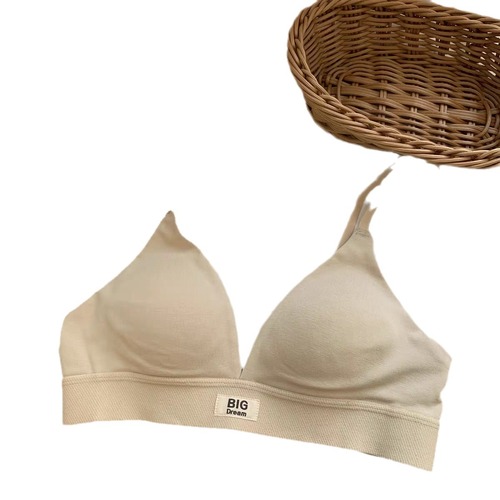 Innerwear for women, French triangle cups, creates a smaller bust, non-empty cup, sexy, no underwire bra, thin