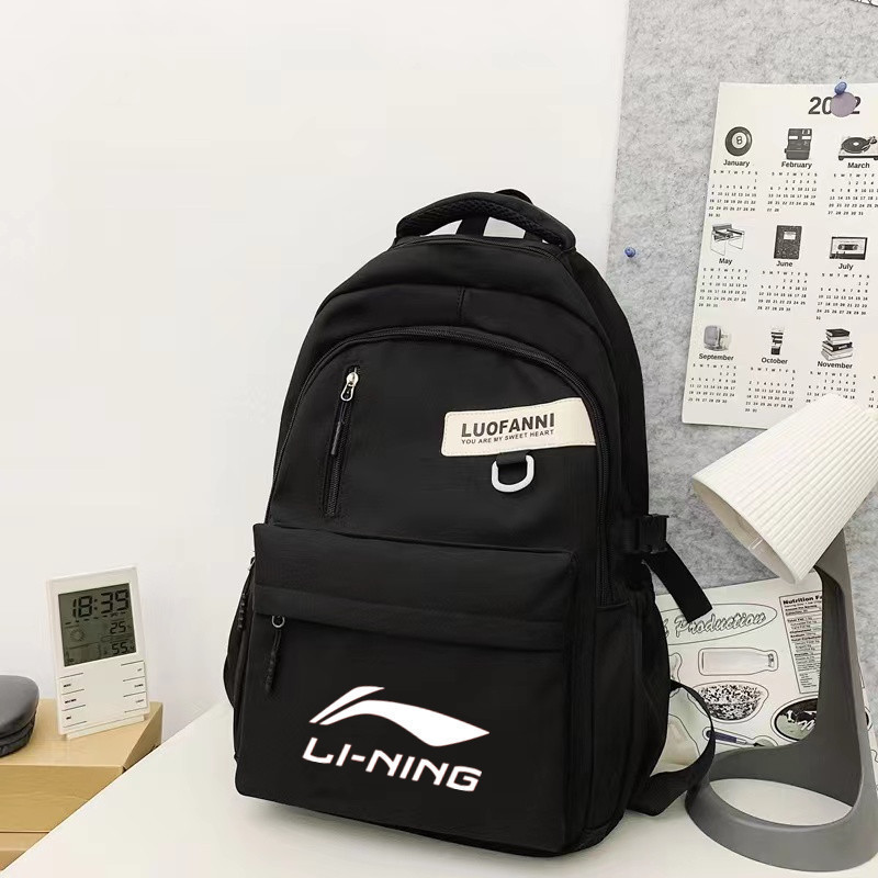 Li Ning バックパック メンズバッグ 中学生 高校生 大学生 スクールバッグ レディース 大容量 カジュアル トラベル コンピューターバックパック|undefined
