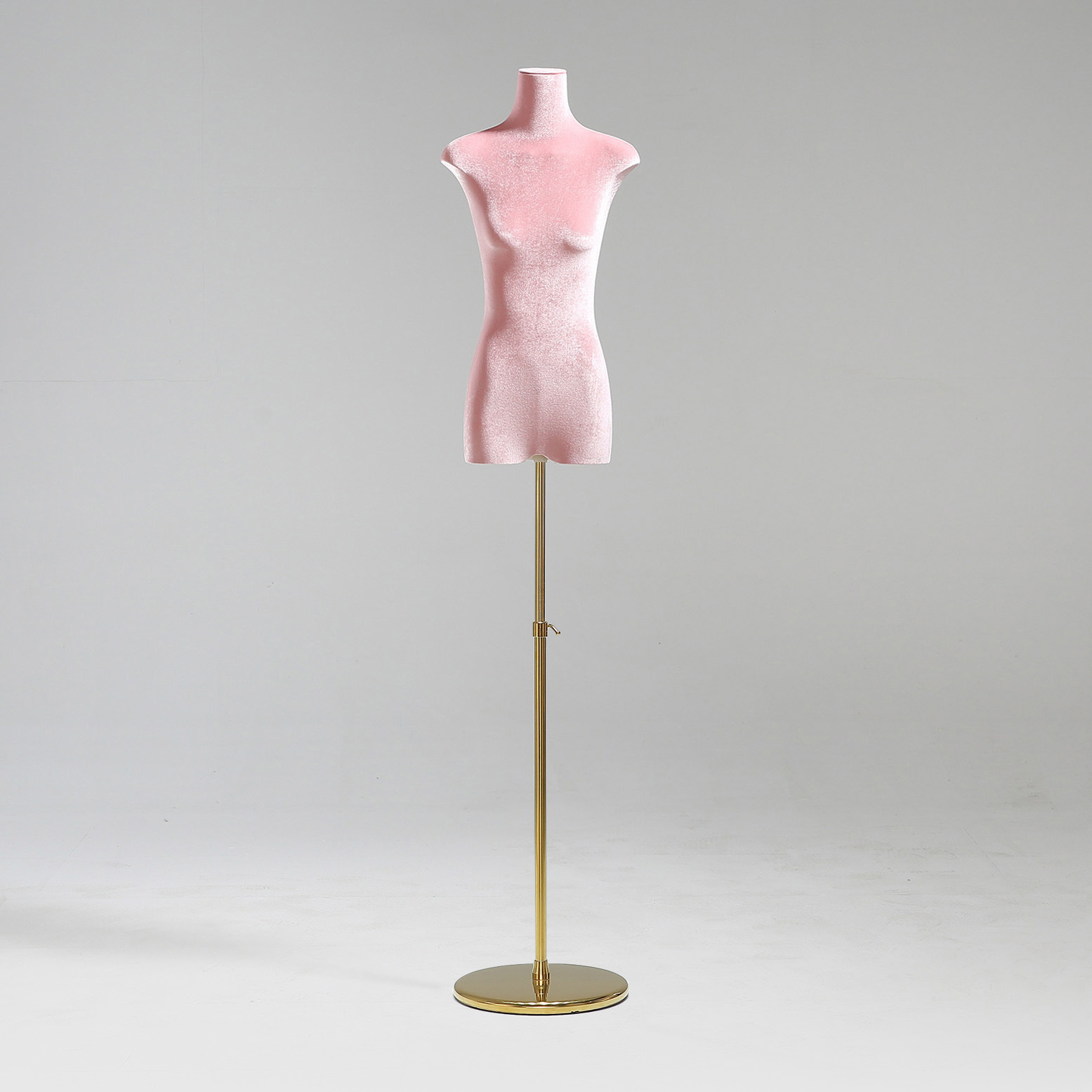 Modelo de tienda de ropa estante de exhibición de terciopelo pecho plano cuerpo plano ropa de mujer modelo de busto accesorios ventana estante modelo de plataforma image 52