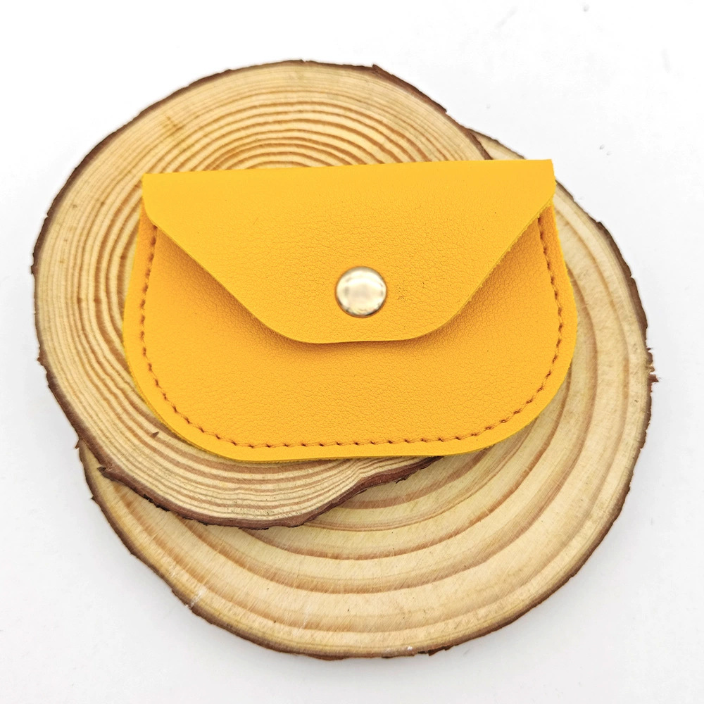 PU皮革首饰袋珠宝饰品包装按扣袋戒指吊坠项链收纳袋便携袋防磨损