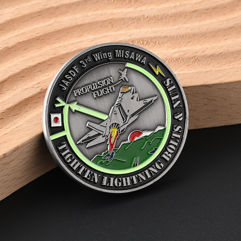 Fabricante de monedas conmemorativas de metal al por mayor, insignias para empleados de atracciones turísticas, insignias coleccionables, monedas de oro, monedas de plata, monedas de doble cara