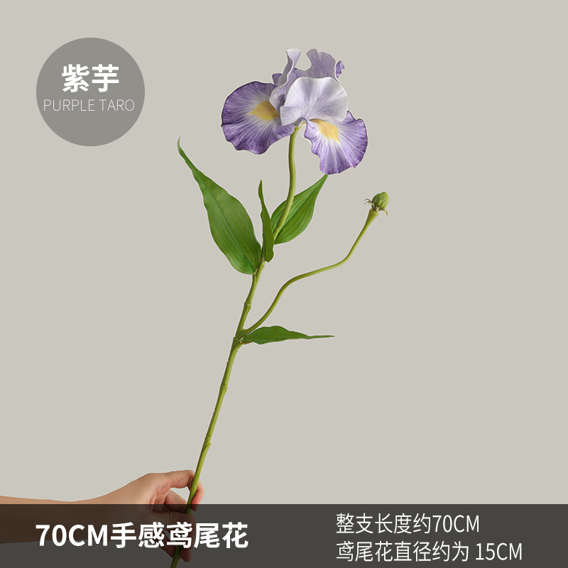 70CM 싱글 헤드 필 아이리스 - 보라색 타로