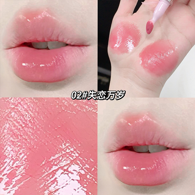 Gege bear, labio de miel, labio vegetal, labio sin taza, el conjunto de lápiz labial de luz de agua. image 8