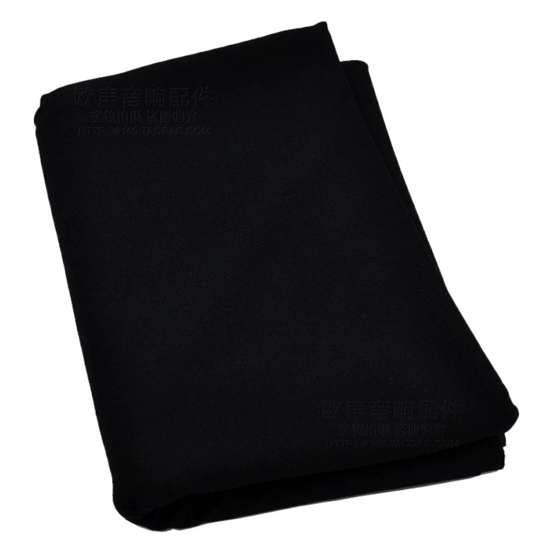 Ткань крышки сетки динамика черная сетка динамика ткань для пыли ткань для звуковой поверхности Аксессуары для HIFI Высококачественная звукопередающая ткань черная тонкая ткань