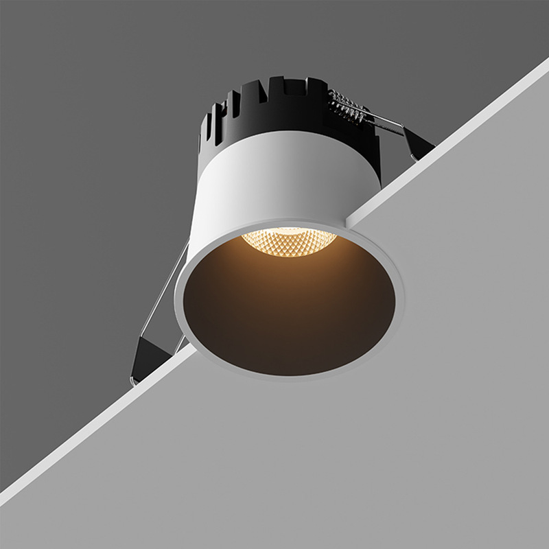 埋め込みオープン穴 60MM65MM 極薄エッジスポットライト天井ランプメインライトなし深く防眩 75MM 家庭用|undefined