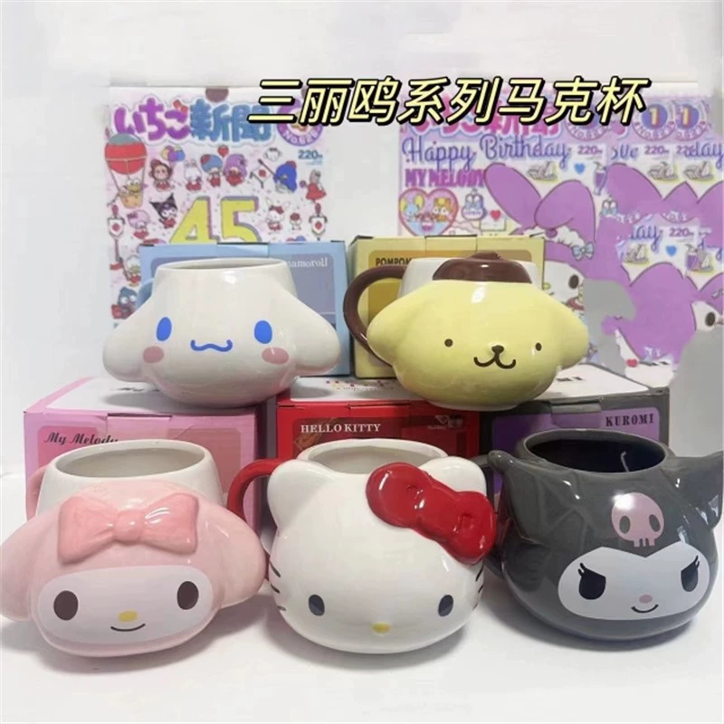 Керамическая плавучая кружка Hellokitty Mark Cup Ins High-value персонализированная водяная кружка для дома и питья