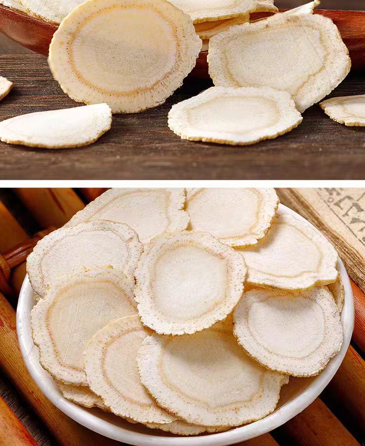 Canadian American Ginseng Slices (Panax quinquefolius) — 500g Dried Hua Qi Shen Root Slices preparation