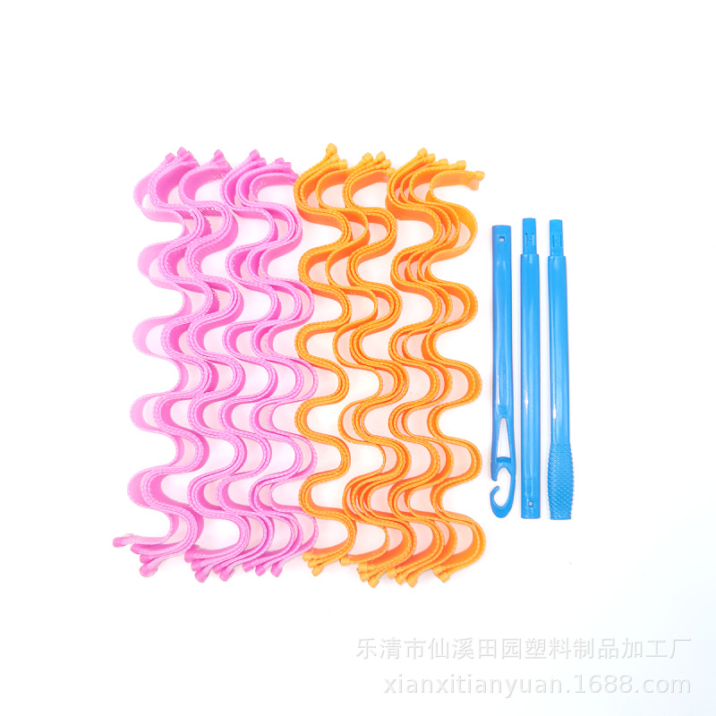 50CM（24个）波浪卷 水波纹卷 蛋卷 不伤发手动卷发器 魔发卷