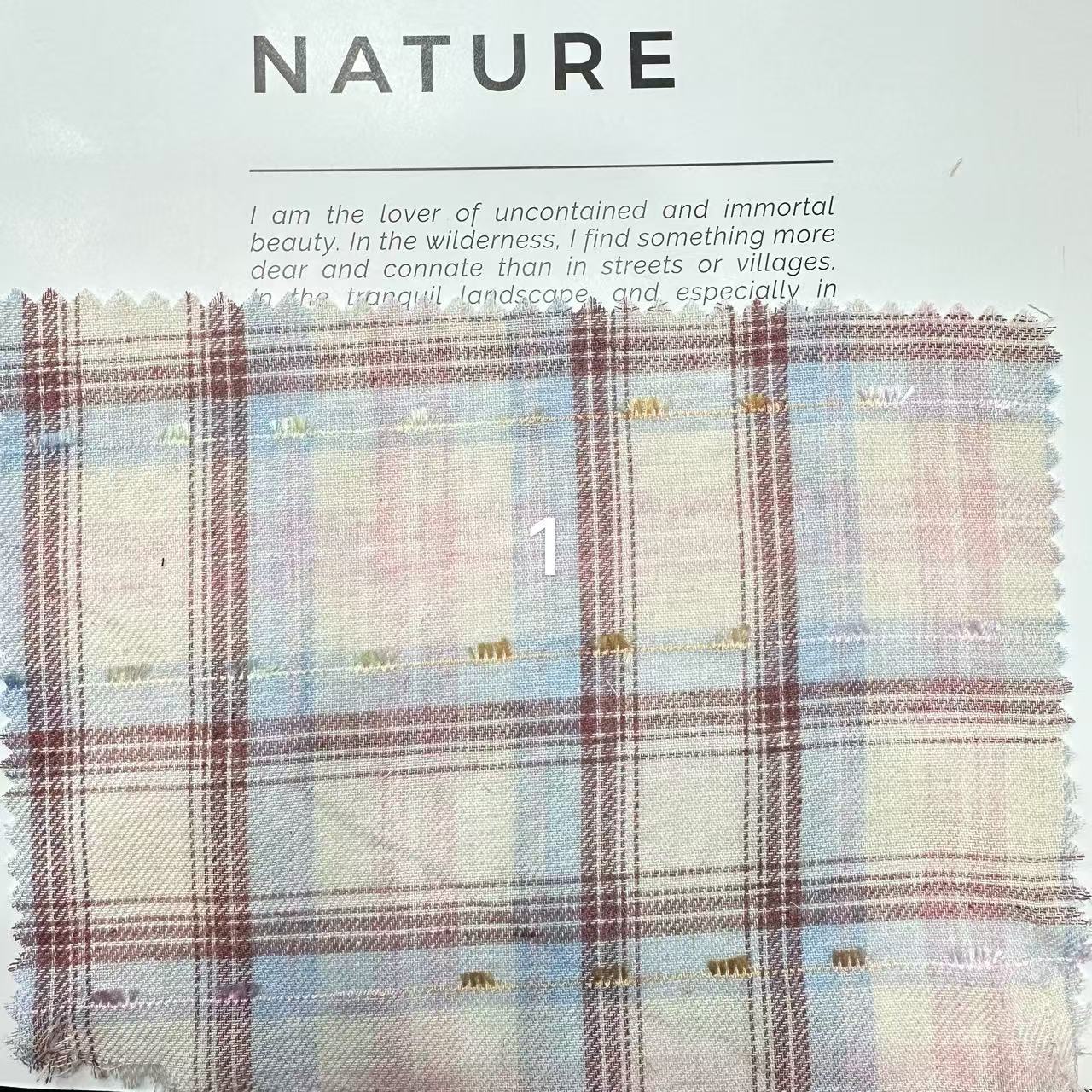 春夏色织提花剪花雪尼尔流苏格子童装连衣裙衬衫防晒衣格子睡衣布