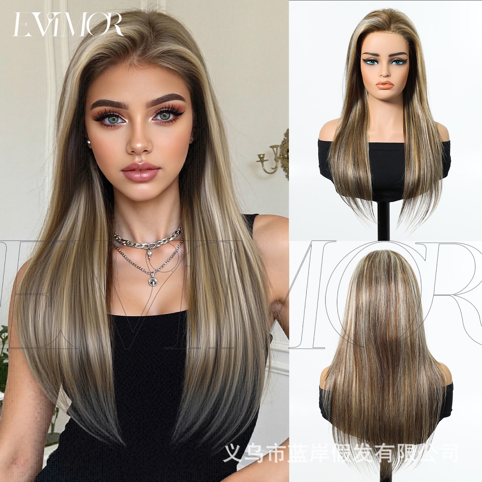 Peruca de mujer, cabello corto de clavícula europea y americana, encaje de cabello real, cabello corto, cabello corto