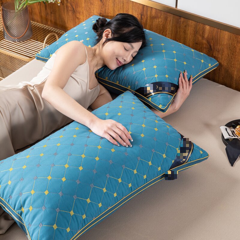 제조업체 도매 호텔 베개심 가정용 기숙사 베개 선물 프로모션 베개심 기모 깃털 베개 침구