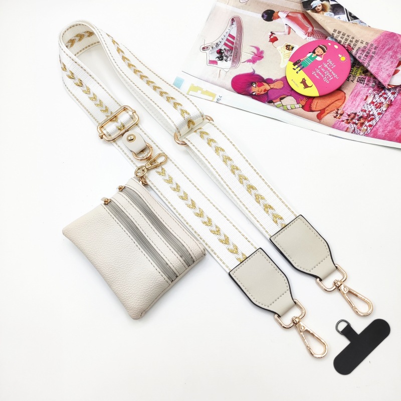 101g Weight Bag Strap Bag Accessories Type 1 Piece, 1 Set Quantity Casual, Daily Occasion Polyester Material Geometric, Leopard Pattern Simple Style, Classic Style Style 1 Piece 1 Set Polyester Geometric Leopard Bag Strap 28