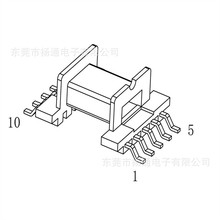EFD15�NƬ5+5��ž�21.35mm�Ǽ����z׃��������BOBBIN SYT-1501-C
