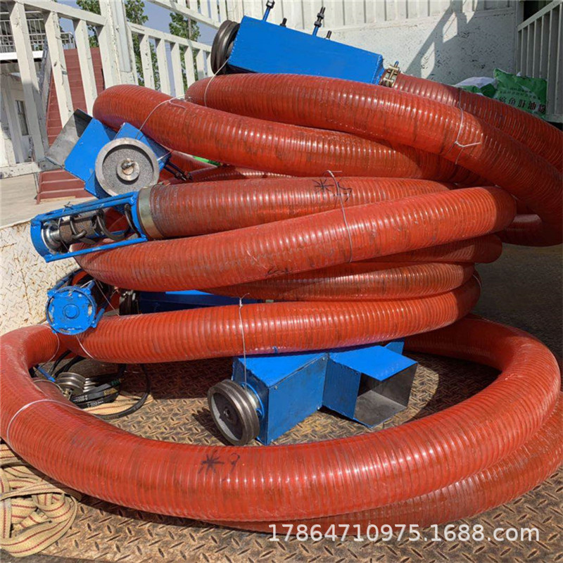 农用小型车载粮食输送机软管粮食提升机收粮食用的输送设备