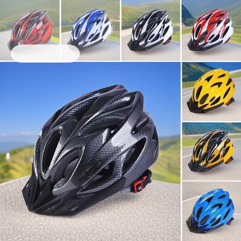 Bicycle Helmets for Men and Women, Mountain and Road Bike Helmets, One-Piece Molded Helmets