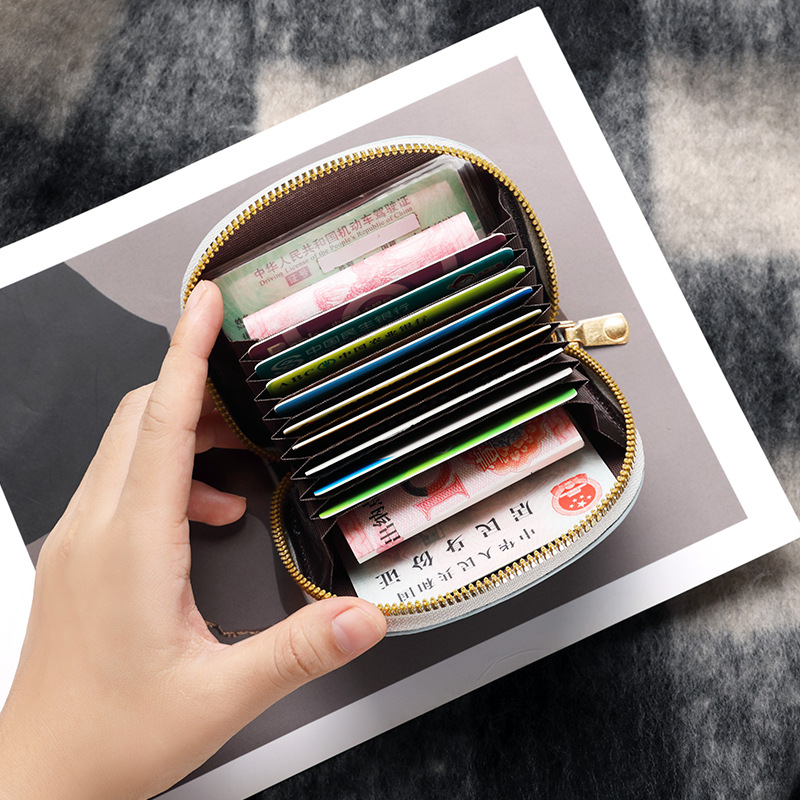 Comercio exterior transfronterizo para mujer, funda para tarjeta, funda para tarjeta, verano 2024, nueva moda, bolso de mano azul de mezclilla, funda para tarjeta