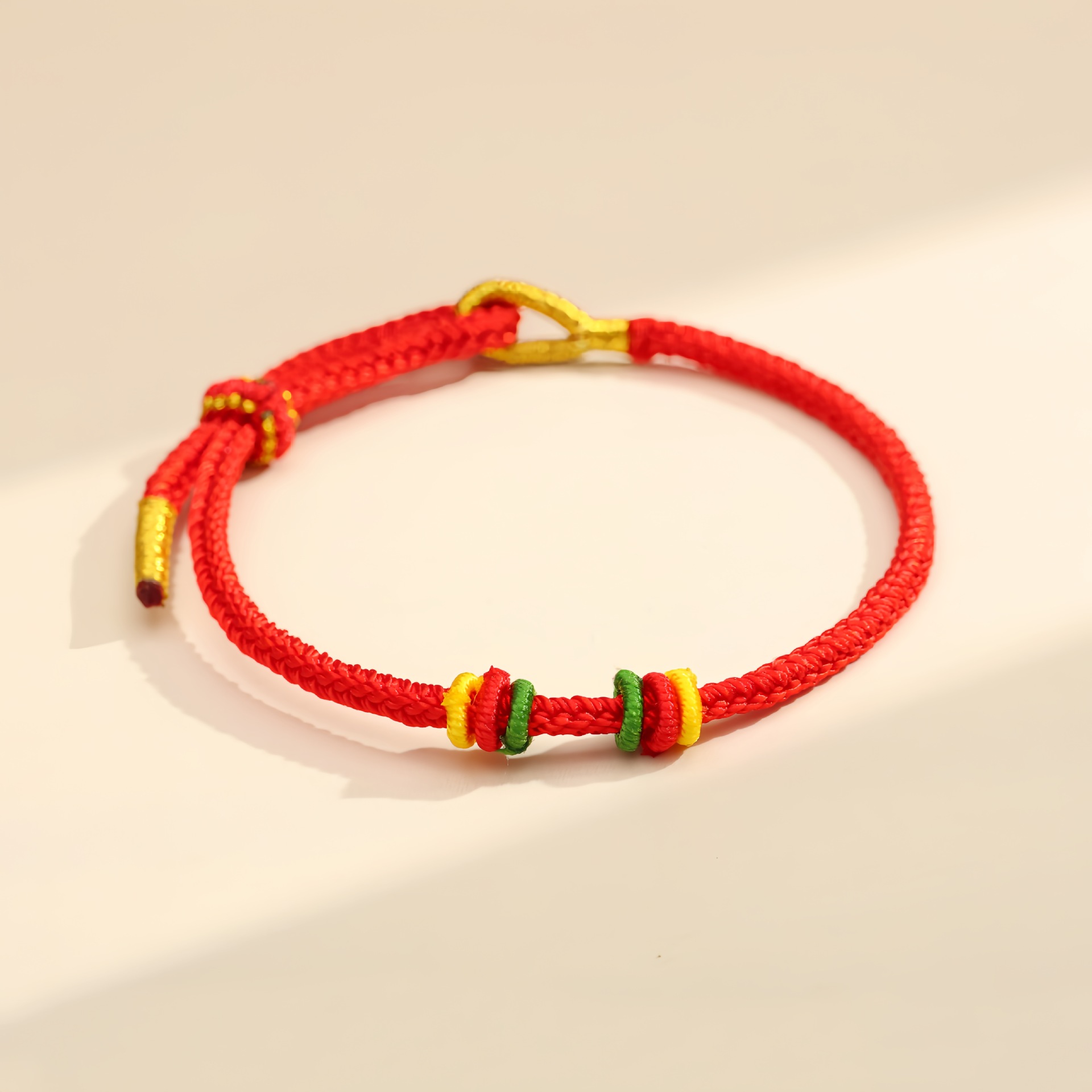 Eight-strand braid (coil red)