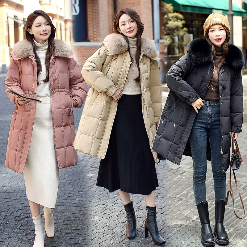Новая осенне-зимняя пуховая девушка больших размеров плюс удобрения для увеличения теплого Джокера зимний Корейский модный пуховик пальто для женщин 220
