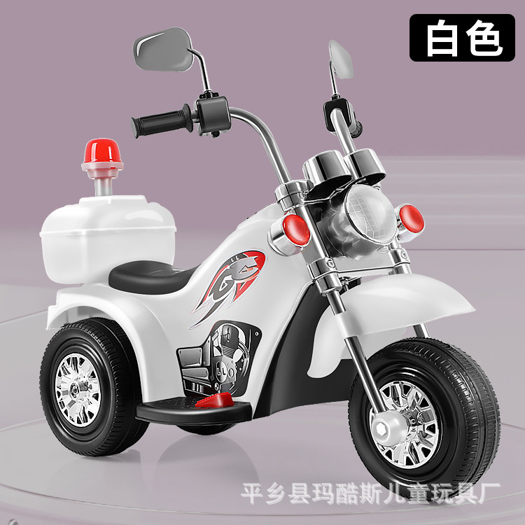 Coche eléctrico para niños motocicleta de tres ruedas puede sentarse 1-5 años de edad del bebé coche de juguete música ligera motocicleta eléctrica