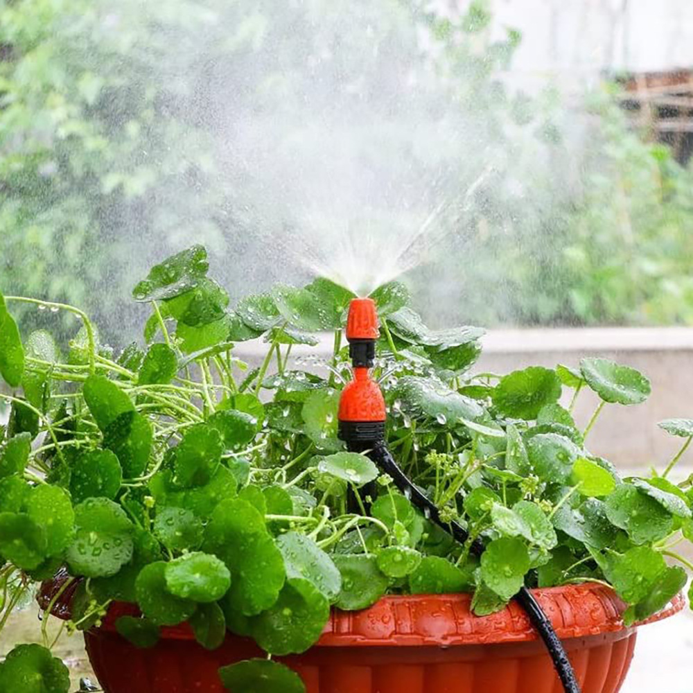 Transfronterizo 4 / 7 atomización 3 - en - 1 set de rociador DIY riego automático por goteo de riego por pulverización de jardín al aire libre riego por pulverización