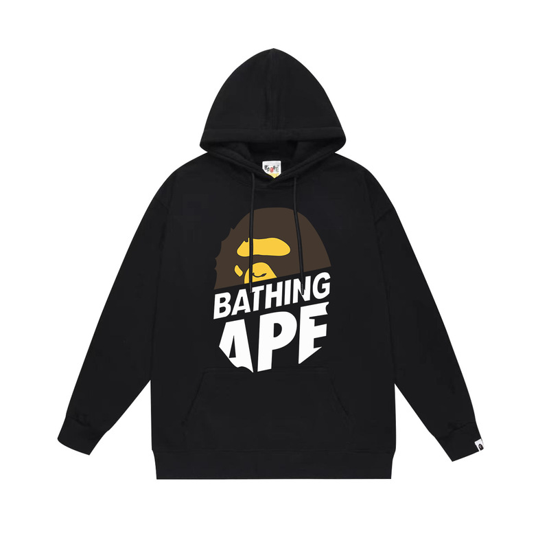 BAPE猿の頭の潮のブランドの片面のプリントは帽子の衛衣の秋冬の新型のヒップホップの潮流の男女の同項の純綿になります。|undefined