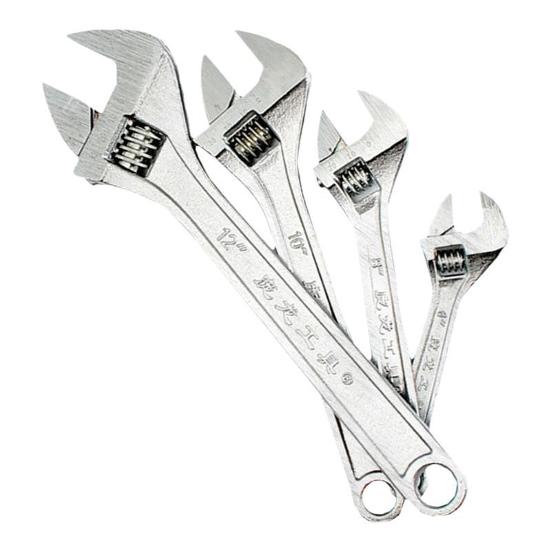 新款加厚活动扳手万用多功能活口板子工具大全超厚大开口板手