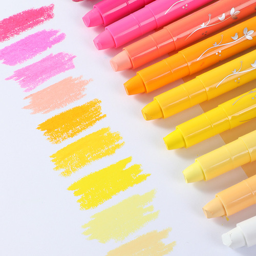 Good article, colorful and painted oil crayons for children, water-soluble oil crayons, kindergarten washable crayon set 