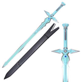 刀剑神域桐谷和人桐人剑逐暗者蓝白剑动漫刀剑cosplay周边未开刃