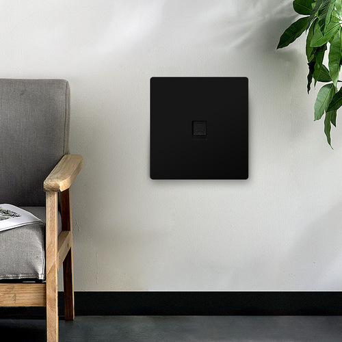 Type 86 RJ45 Gigabit Category 5e Category 6 optical fiber network cable single and double port network module jack panel computer socket