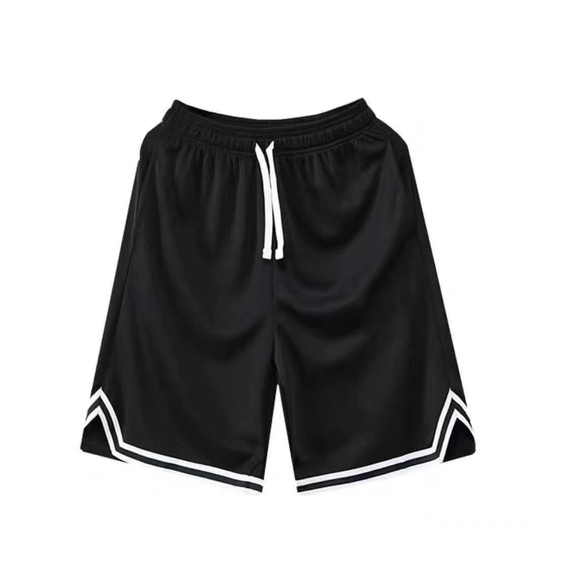 Verano 2022 pantalones cortos de seda de hielo sueltos delgados pantalones cortos de baloncesto para hombres TikTok estudiante pantalones casuales de moda
