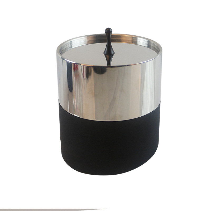 Bar de hielo comercial de acero inoxidable de doble capa gruesa con cubierta barril de hielo refrigerante barril de hielo aislante barril de cerveza barril de champán