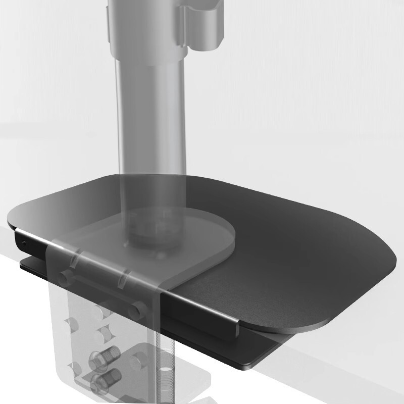 Thickened Display Stand Desktop Reinforcement Plate Mounting Accessories Gasket Glass Table Base Extra Protective Clamp