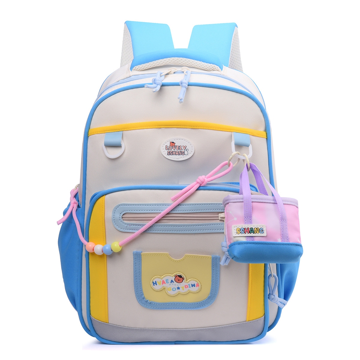 Mochila coreana de alto valor para niños y niñas, mochila escolar de gran capacidad 2026 nueva moda de mochila infantil