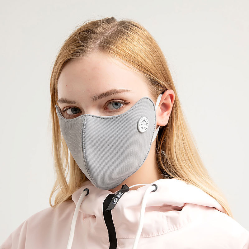 Otoño e invierno transpirable ojo esquina cálida máscara a prueba de frío a prueba de polvo a prueba de viento moda lavable hombres y mujeres máscara A80-KZH