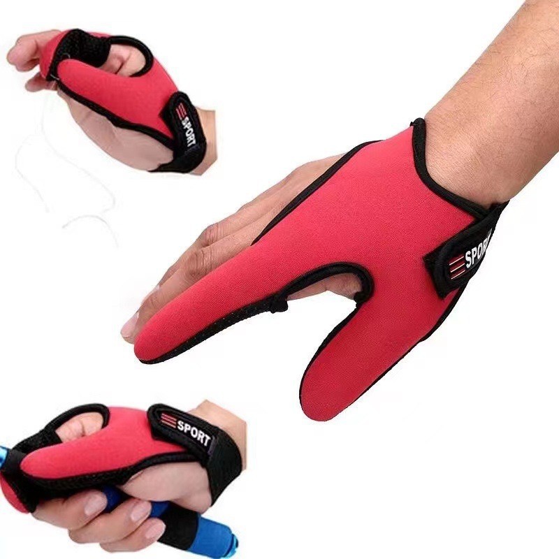 Fishing supplies Fishing two fingers single finger gloves and sub…