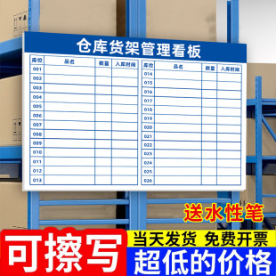 Warehouse Management Kanban Signs Shelf Kanban Signs Factory Warehouse Material Visual Storage Lot Signs