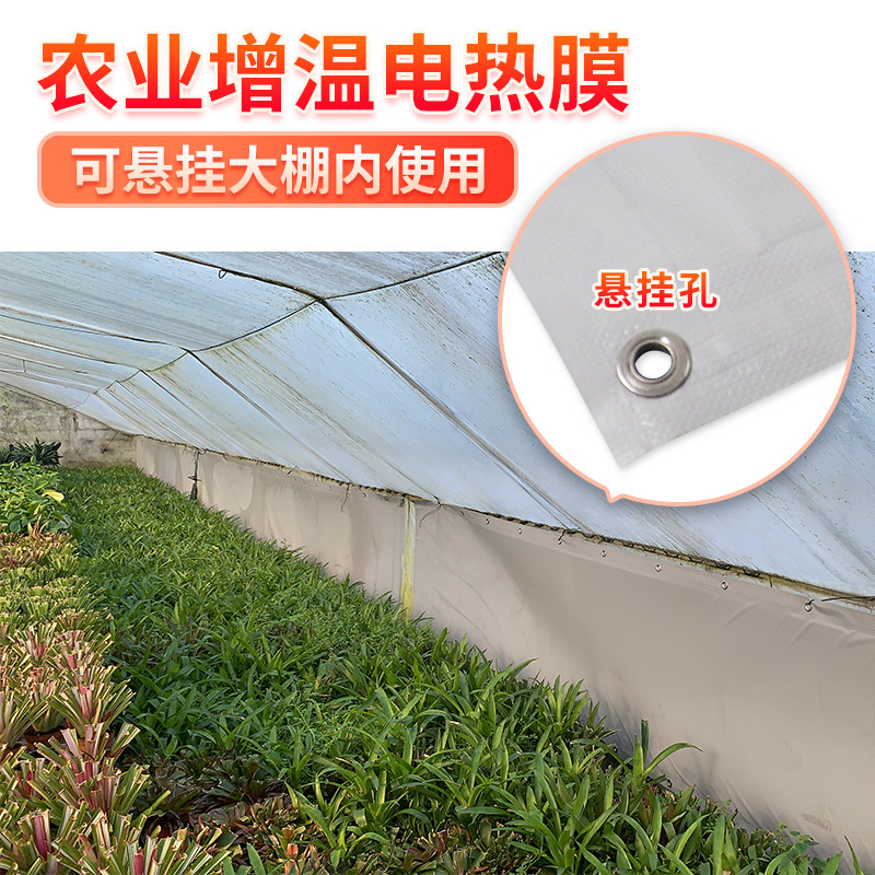 Película eléctrica agrícola cama de plántulas calefacción invernadero invierno aislamiento anti-congelación calentamiento invernadero vegetal