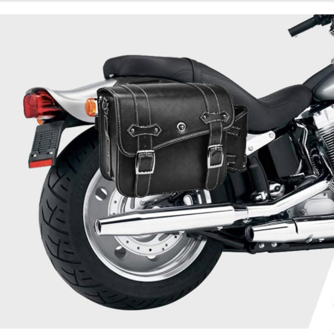Electric Vehicle Motorcycle Modified Retro Universal Side Bag Saddle Bag Side Bag Rider Bag Waterproof Hanging Bag