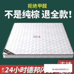 纯椰棕床垫环保双人棕垫1.8护脊1.5加厚棕榈经济家用折叠床
