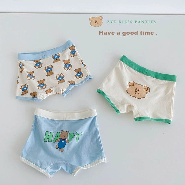 N127 happy bear pants flat angle