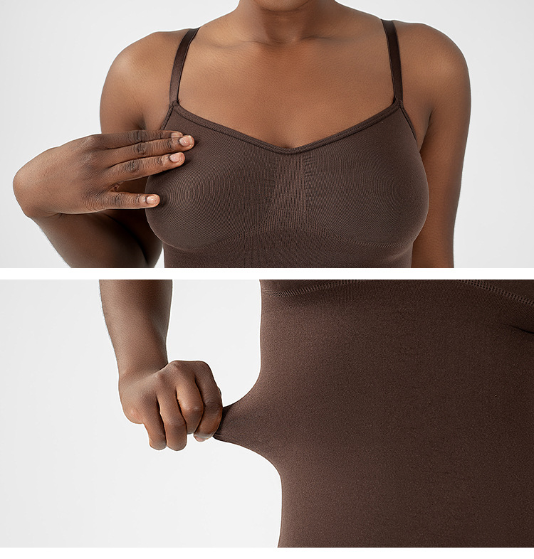 Seamless Bodysuit Shapewear Tummy Control And Butt Lifting Shaper_voghion.com