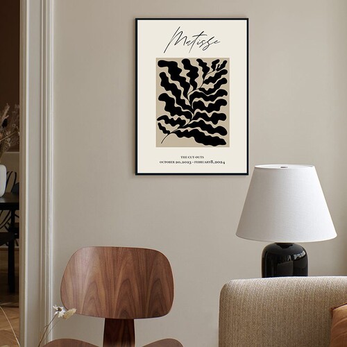 Modern Minimalist Abstract Matisse Sofa Background Wall Decorative Painting Entrance Hall Corridor Unique Art Wall Mural