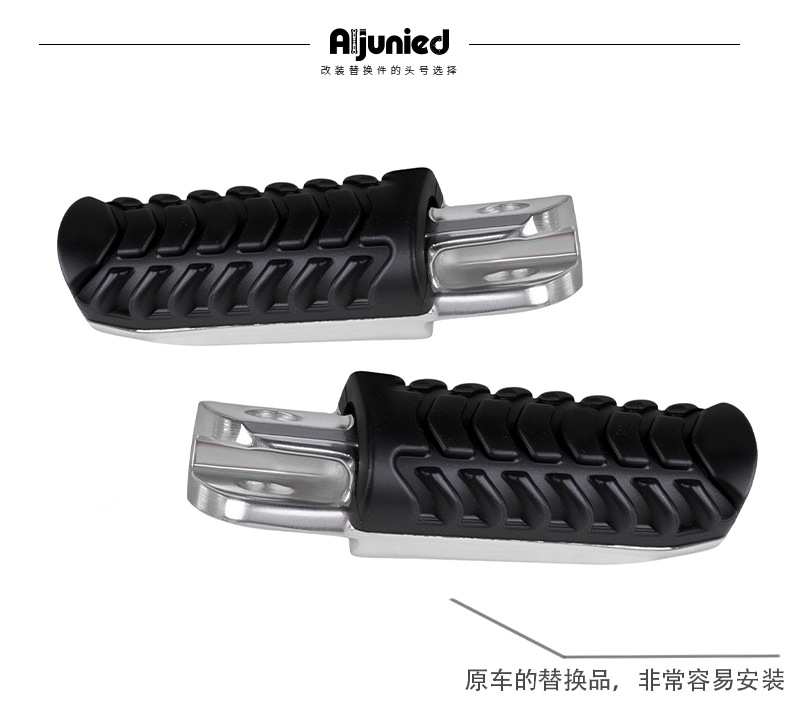 Modified Front Foot Pegs Footrest for Kawasaki H2 Z650 Z900