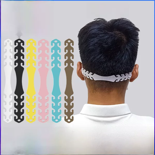 Mask extension hook upgrade extended version four-gear adjustment anti-rein ear protection strap Fishbone spot